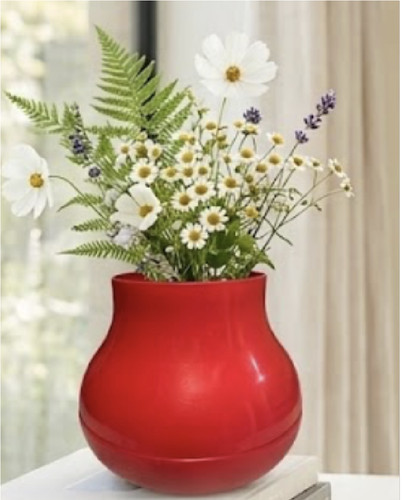 Superbe vase ikea rouge - 💐,