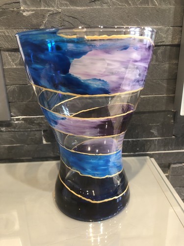 Magnifique vase bicolore