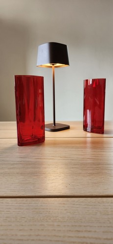 Lot vases vintage - vintage, rouge